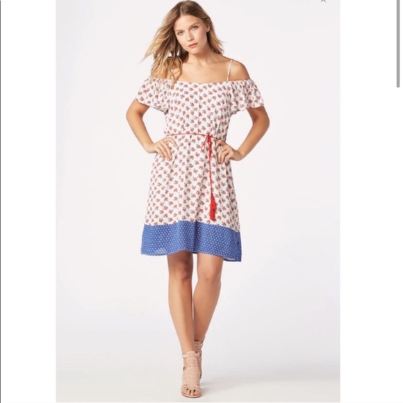 JustFab Dresses & Skirts - Boho Chic Off The Shoulder Dress